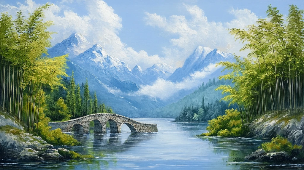 宽幅高清风景画