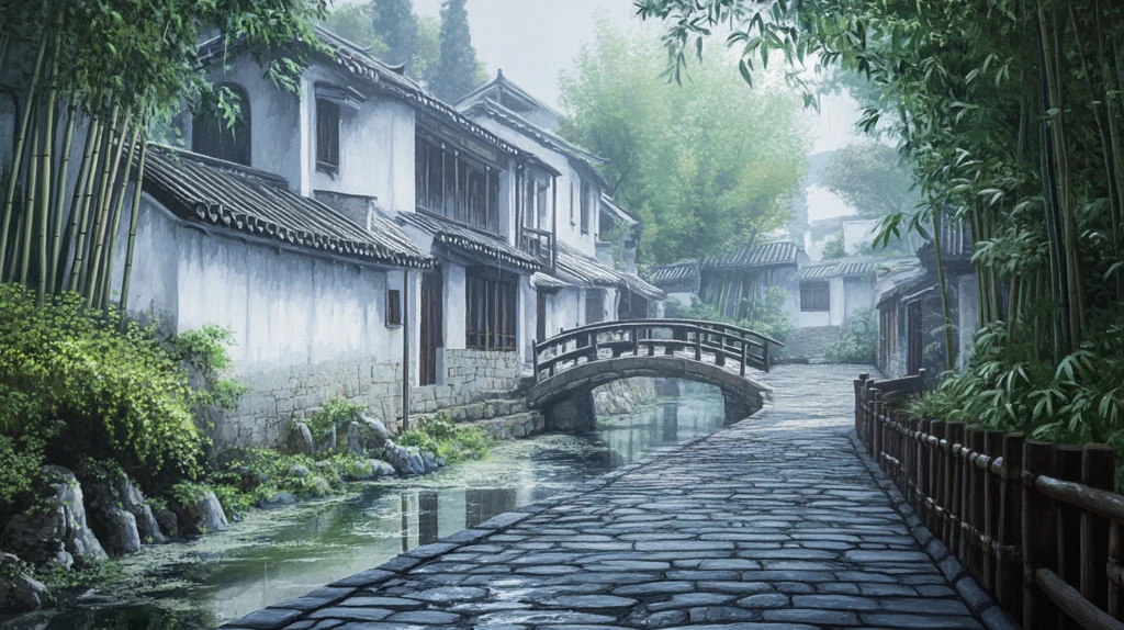 江南小巷场景
