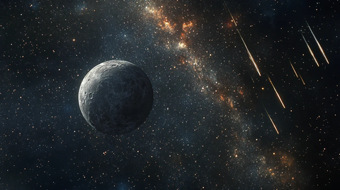 唯美宇宙星球流星