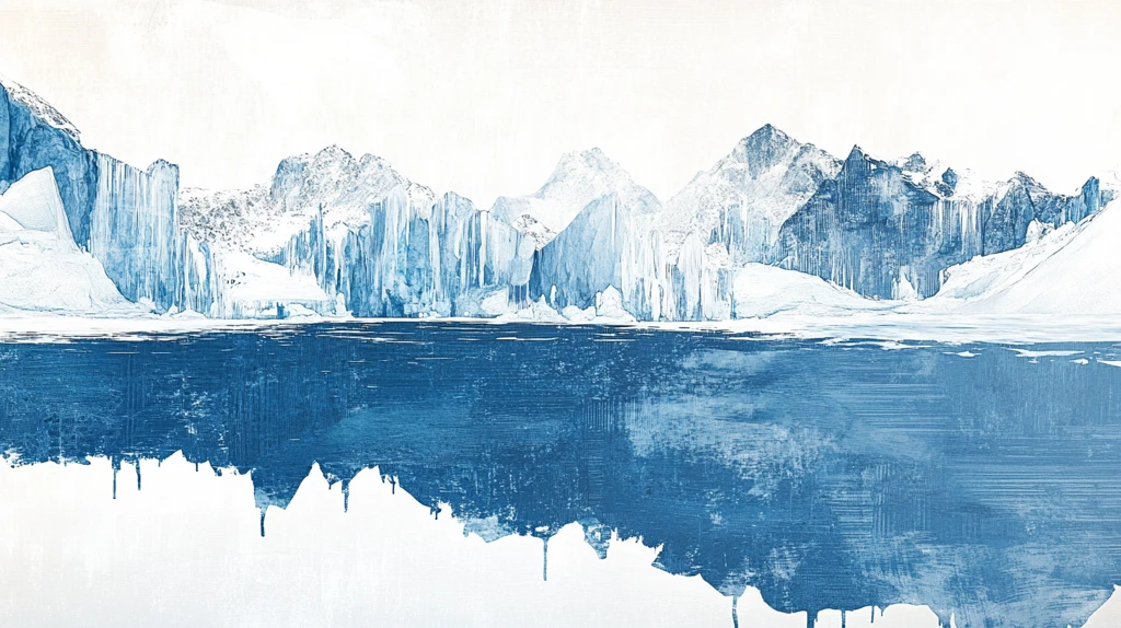 雪山壁画挂画壁纸墙纸