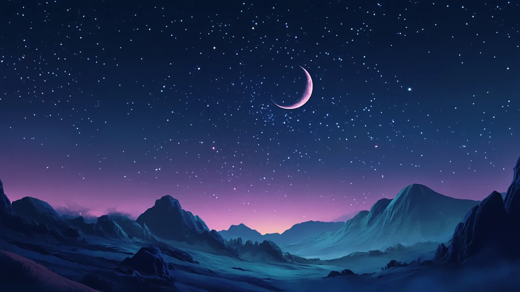 星月河幻想插画