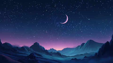 星月河幻想插画