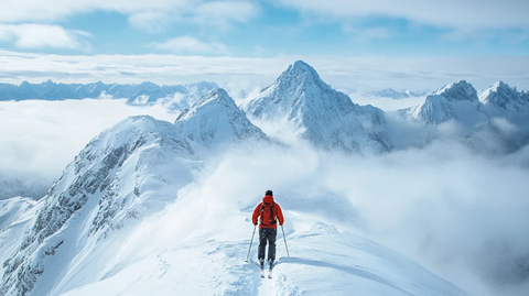 登顶成功拼搏进取征程