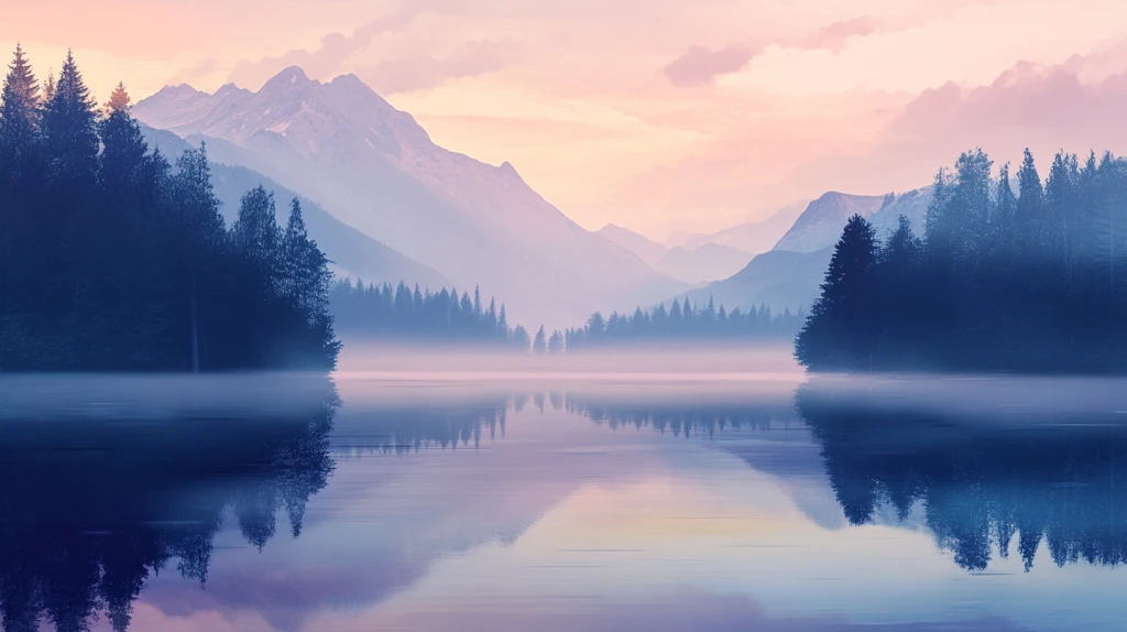 大幅高清山水日出