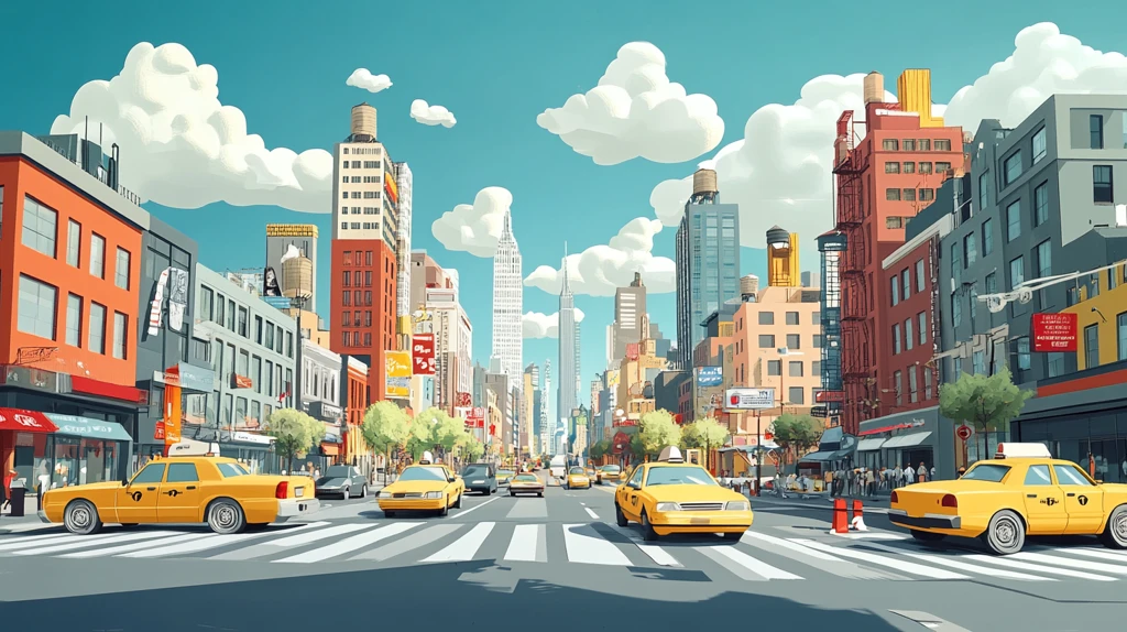 城市街道城市道路