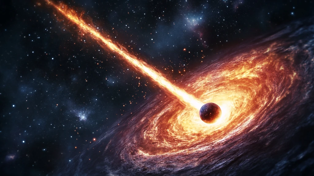黑洞假想图