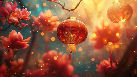 高清唯美节日灯笼