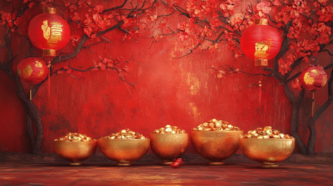 新年春节元宵背景