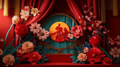 新中式复古纸艺婚礼