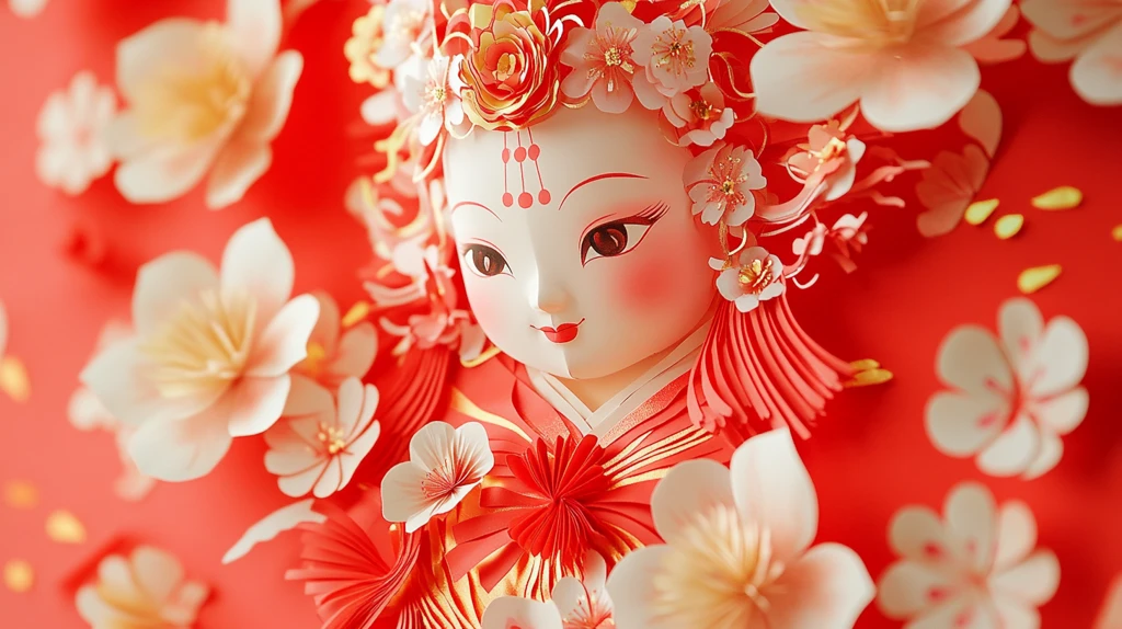 京剧花旦新年包装