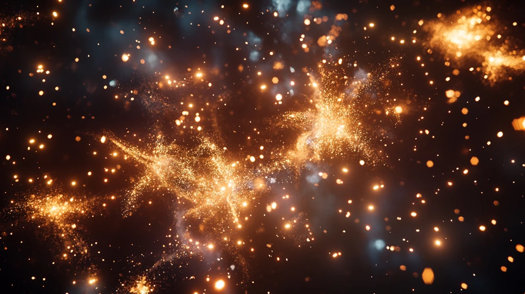 璀璨星光抽象背景