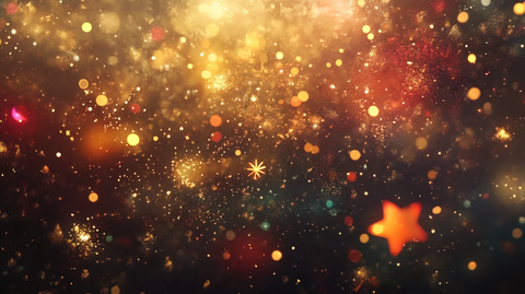 虚化光点光晕星光背景