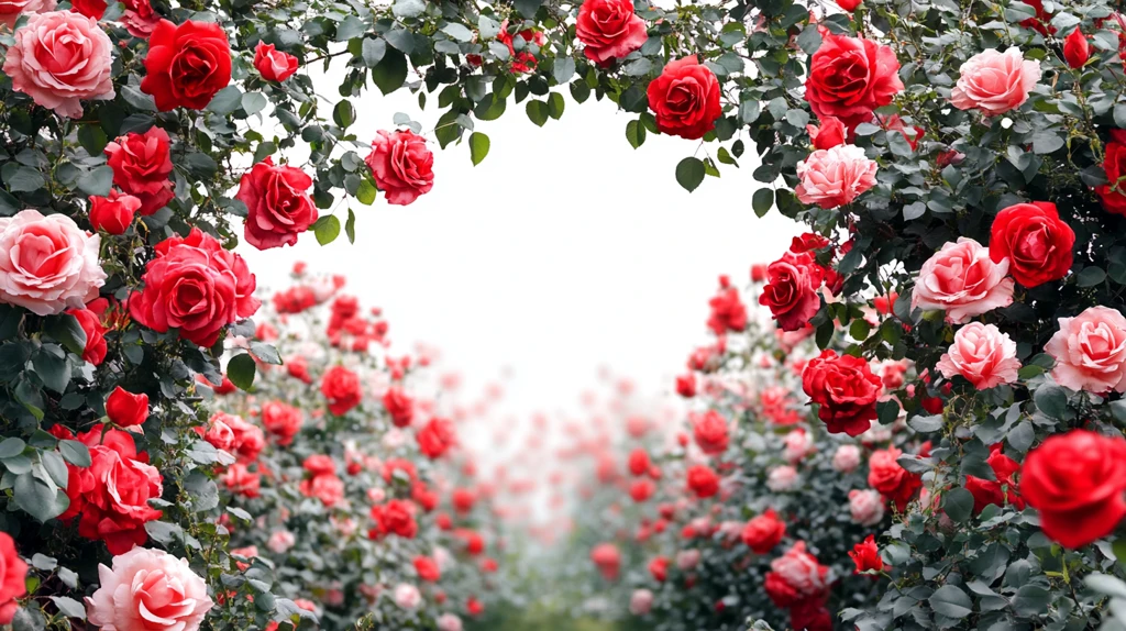 高清玫瑰花墙