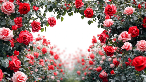 高清玫瑰花墙
