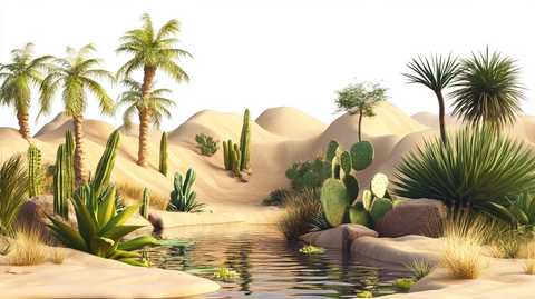 荒漠中的绿洲