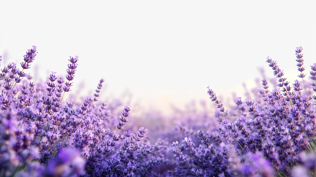 薰衣草虚化背景