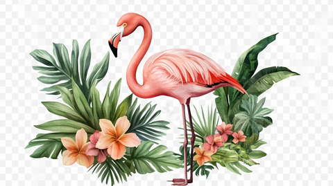 火烈鸟免抠