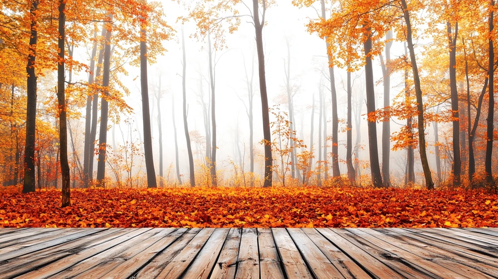 秋天森林壁纸贴图