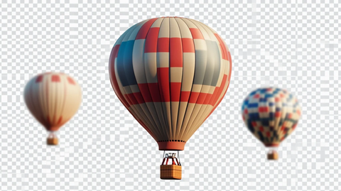 热气球素材