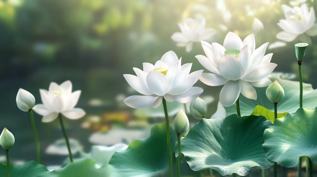 荷花高清电脑桌面壁纸