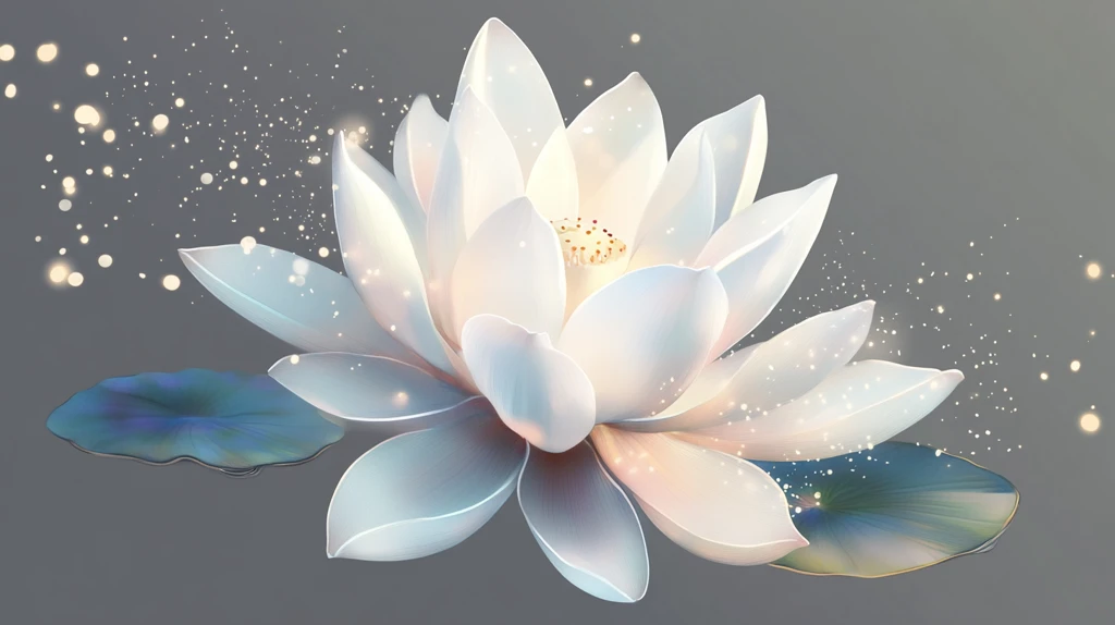 雪莲花包装插画