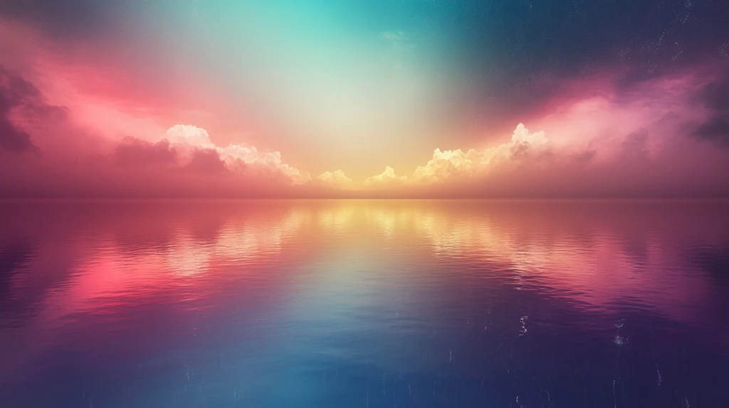 星光璀璨的水面