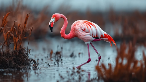 唯美火烈鸟