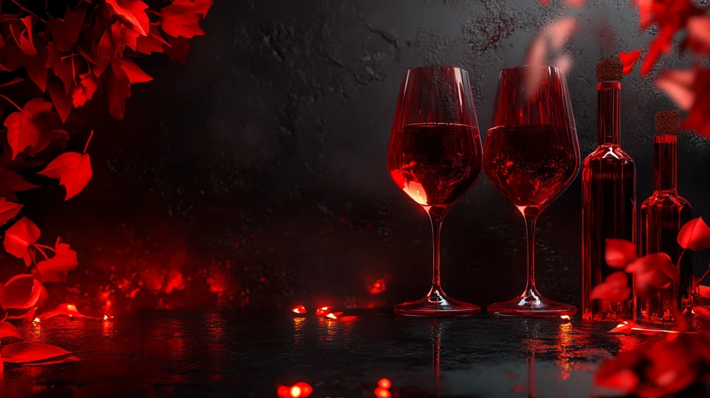 红酒场景图