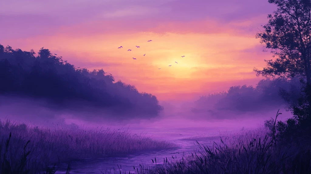 清晨晨雾梦幻仙境