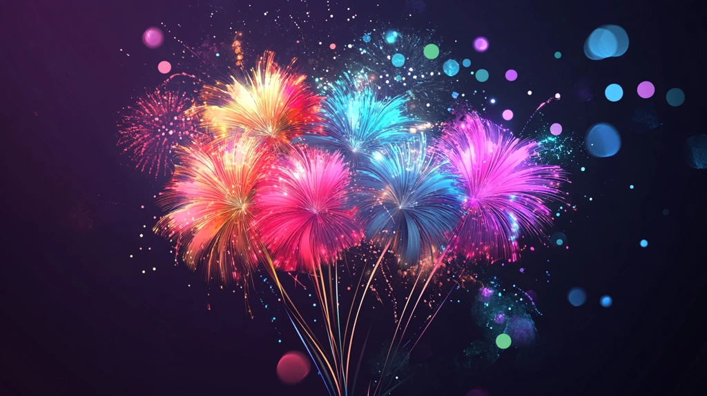 绚烂烟花花艺设计