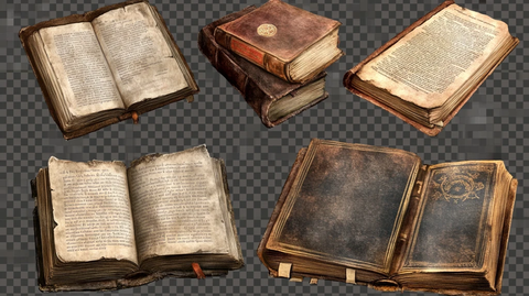 复古书造型效果图