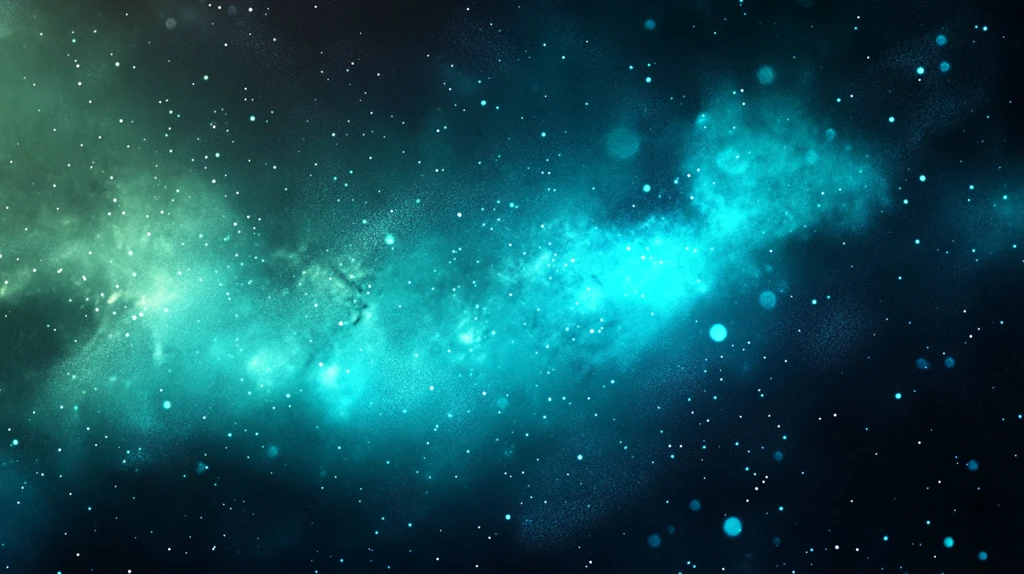 繁星点点蓝色动态宇宙