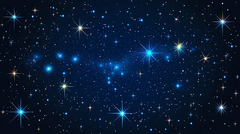 深蓝色星光点点