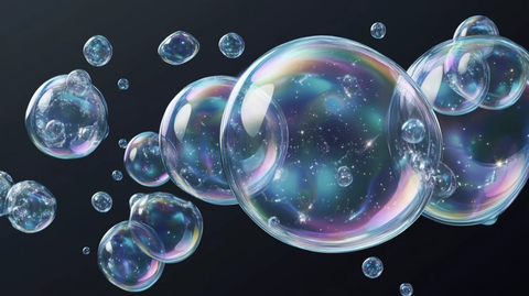 绚丽气泡背景壁纸素材