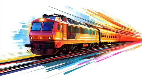 运动的火车