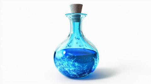 蓝色琉璃瓶
