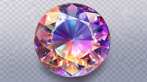 多彩背景精美宝石