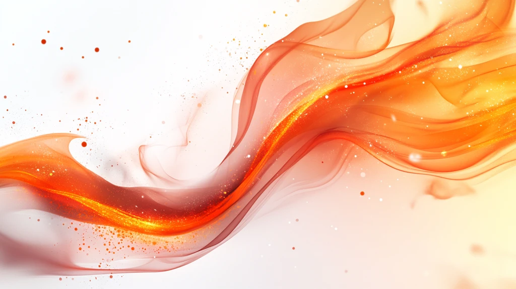 火焰飘带唯美波浪线