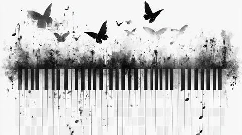 水墨钢琴