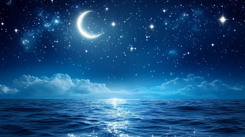 蓝月夜梦幻唯美奇幻