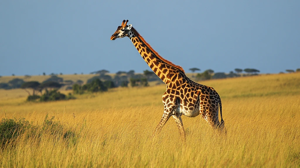 非洲长颈鹿素材