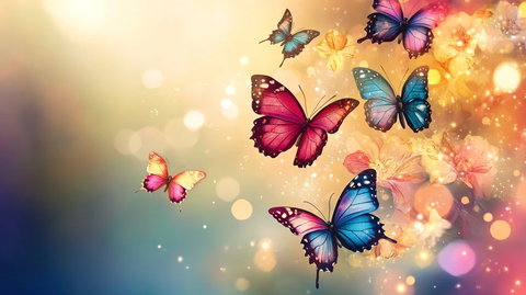 蝴蝶梦幻背景图