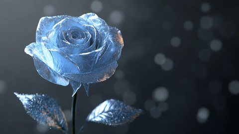 背景蓝玫瑰图片素材