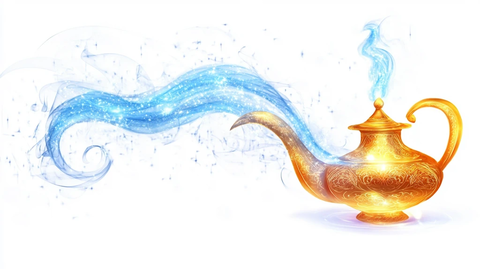 金色阿拉丁神灯