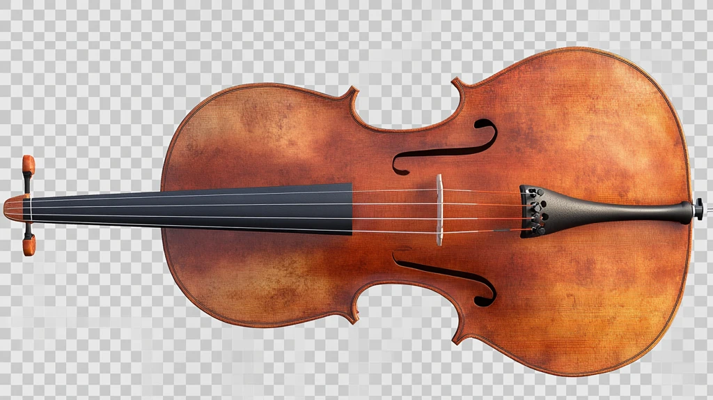 大提琴扁平化设计
