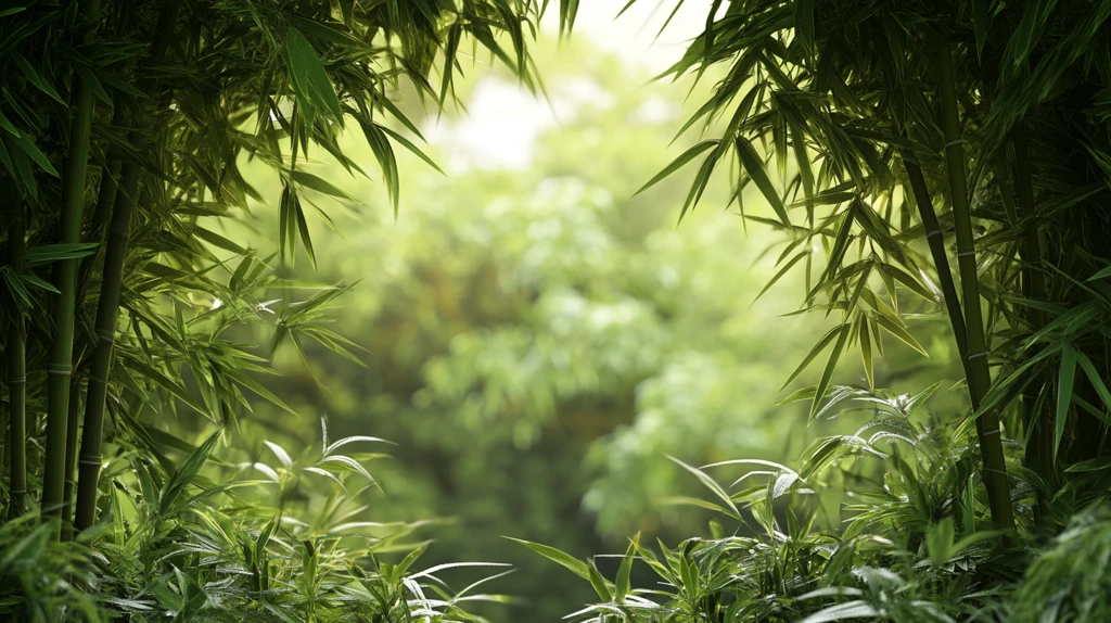 绿色环保竹林壁纸