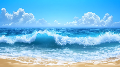 宽幅大海图片素材