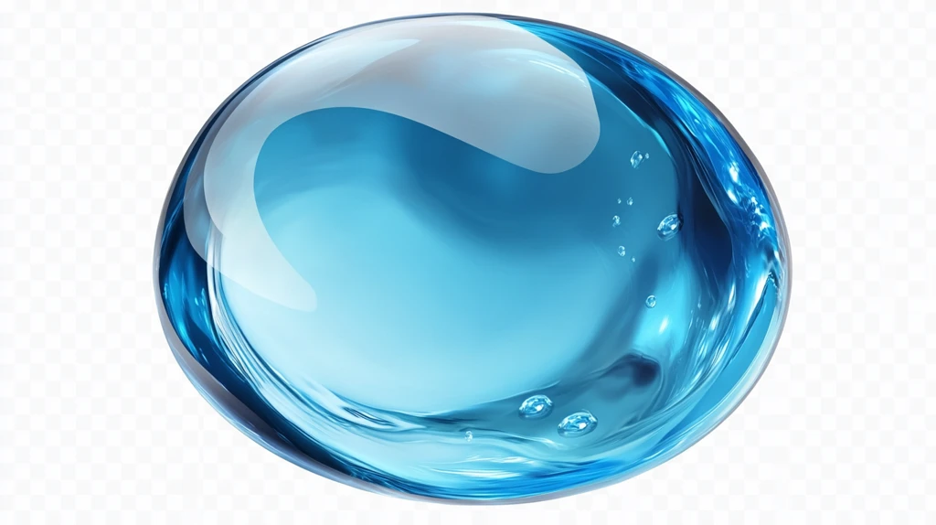 蓝色水晶球素材