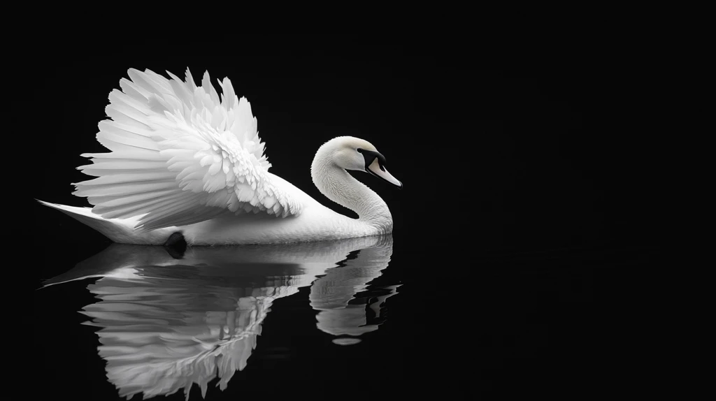 黑夜中的白天鹅