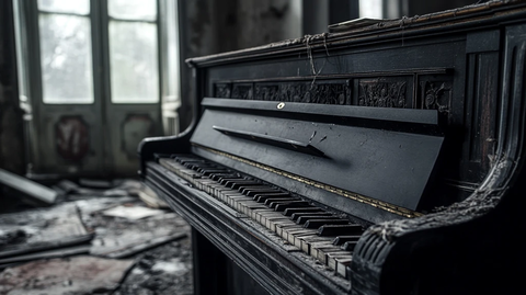 废弃的钢琴